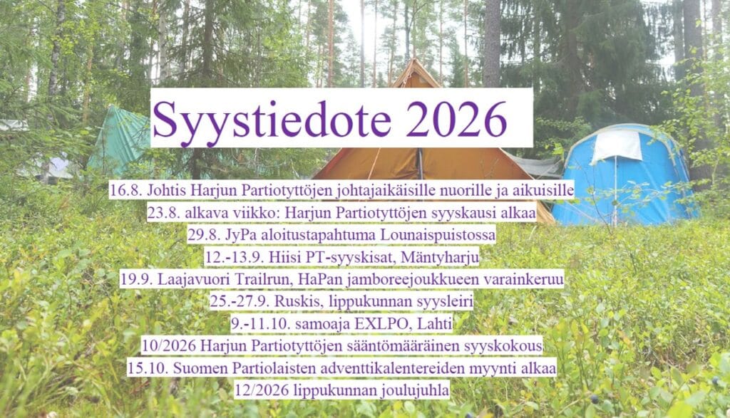 syystiedote 2026 - Lue lisää